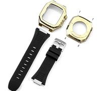 Cannoniera del paraurti in acciaio inossidabile in silicone cinghia di orologio ， per serie 7 8 45 mm 41 mmkit, fascia di sostituzione del coperchio in metallo da uomo ， per 44 mm 6 5 4 SE Accessori