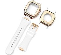 Cannoniera del paraurti in acciaio inossidabile in silicone cinghia di orologio ， per serie 7 8 45 mm 41 mmkit, fascia di sostituzione del coperchio in metallo da uomo ， per 44 mm 6 5 4 SE Accessori