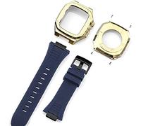 Cannoniera del paraurti in acciaio inossidabile in silicone cinghia di orologio ， per serie 7 8 45 mm 41 mmkit, fascia di sostituzione del coperchio in metallo da uomo ， per 44 mm 6 5 4 SE Accessori