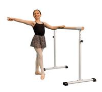 Cannons UK Sbarra da balletto autoportante portatile, 1,5 m, regolabile 85-105 cm, opzione di estensione, piedini antiscivolo (barra per balletto)