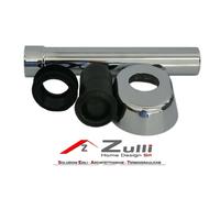 Cannotto d'allacciamento colore cromato