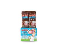 CANNUCCE AROMATIZZATE AL CACAO Ideali per la colazione | Confezione da 100 Cannucce | Le Originali QUICK MILK Senza Glutine | Solo aromi Naturali | Adatte anche agli intolleranti al Lattosio