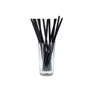 Cannucce biodegradabili compostabili nero 14 e 21 cm, per cocktail granita 500pz