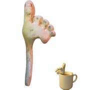 Cannucce con le dita dei piedi: il modo più originale di bere! Cannucce in ceramica divertenti e realistiche, originali bastoncini per bevande fatti a mano, perfetti per creare spunti di conversazion