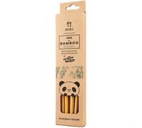 Cannucce di bambù riutilizzabili, 10 pezzi + detergente