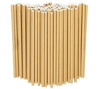 Cannucce di carta kraft marrone naturale per bere, cocktail, caffè -19,7 x 0,6 cm, 250 pezzi