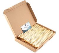 Cannucce di grano, cannucce di grano naturale, 100% biodegradabili, 100% naturali, senza BPA, 500 pezzi