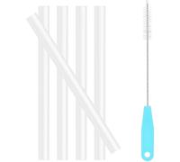 Cannucce di ricambio per borraccia CamelBak Eddy Kids da 12 once, set di accessori che include 5 cannucce SENZA BPA e 1 spazzola per la pulizia