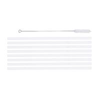 Cannucce di Ricambio, Set di 8 Cannucce per Tazze Combinazione Pratica e Versatile per Tazze da 14 Once 20 Once 30 Once 40 Once (Trasparente)