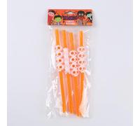 Cannucce riutilizzabili a forma di teschio di zucca, adatte per decorazioni per feste di Halloween, bar, ristoranti, festival, eventi