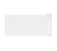 Cannucce vetro Cannuccia in vetro da 8/12/14 mm, 10/20 pezzi, cannucce riutilizzabili, set for bubble tea, frullati, accessori for bar per Cocktail Succhi(20Pcs 14mm Straight)