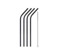 Cannuccia Acciaio Inox Cannucce riutilizzabili da 4/8 pezzi in acciaio inossidabile 304 con spazzola for pulizia