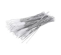 Cannuccia Acciaio Inox Strumenti for bar con cannucce in acciaio inossidabile, riutilizzabili in metallo, for bubble tea, tubi for bevande(Brush 50PCS)