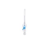 Cannula endovenosa SANVIflon 0,9×25 mm (22G - blu), priva di ftalati e lattice