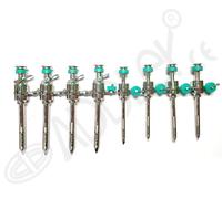 Cannula Trocar a piramide laparoscopica 10 mm e 7 mm 8 pz. ADDLER ISO CERT....