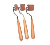 CANNXI 1/3Pcs Rulli Di Gomma Del Rullo Di Gomma Della Maniglia Di Legno Per Stampare Brayer Strumento Colle Rullo Per Stampaggio A Blocchi Stampaggio