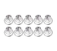 CANNXI 10 eleganti forcine per capelli con cristallo o perla, per capelli a spirale, regalo per matrimoni e feste nuziali