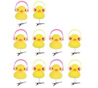 CANNXI 10 forcine per capelli a forma di anatra in stile cartone animato, per bambini e donne, alla moda, regalo per feste, accessorio per lo styling per ragazza