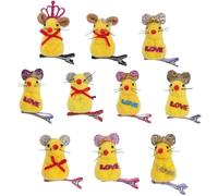 CANNXI 10pcs Cute Mouses Hairpin Adornment Fun Pet Side Hair Clip Molla Duckclip Cartoon Copricapo Bambini Ragazze Accessori Per Capelli