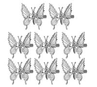 CANNXI 8Pieces Metal Will Move Simulazione Farfalla Clip Per Capelli Per Le Donne Ragazze Tornante Duckbill Clip Copricapo Gioielli Moda