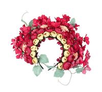 CANNXI Cerchietti per capelli da donna, con fiori in seta, elegante fascia per capelli in seta con motivo floreale, per matrimoni e festival