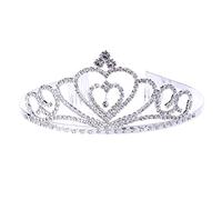 CANNXI Cerchietti per capelli da donna, semplici e alla moda, a forma di cuore, con cristalli, accessori per capelli da sposa, decorazione per matrimoni
