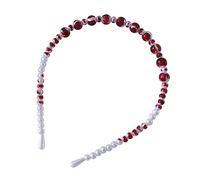 CANNXI Cerchietto per capelli da donna, con perle di sangue, accessorio per Halloween horror, cosplay, feste in maschera