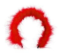 CANNXI Cerchietto per capelli da donna, con piume, accessorio per capelli da sposa, accessorio per capelli in peluche, vintage, accessorio per foto