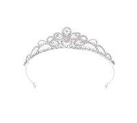 CANNXI Cerchietto per capelli da donna, elegante accessorio per capelli da sposa, delicato cerchietto con cristalli intarsiati con strass, diadema per matrimoni