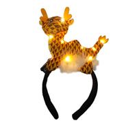 CANNXI Cerchietto per capelli da donna, per capodanno 2024, con drago illuminato a LED, accessorio per capelli a tema cartoni animati