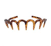 CANNXI Cerchietto per capelli da donna, stabile, in acrilico, marrone, a forma di U, diadema per capelli, diadema per capelli, gioiello regalo per ragazze e donne