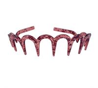 CANNXI Cerchietto per capelli da donna, stabile, in acrilico, marrone, a forma di U, diadema per capelli, diadema per capelli, gioiello regalo per ragazze e donne
