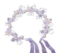 CANNXI Cerchietto per capelli da donna, stile etnico, con elegante fiore, corona personalizzata, gioiello per capelli con bellissimo fiore per ragazze