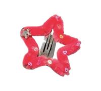 CANNXI Clip a stella dolce ragazza a cinque punte stella diamanti forcina clip amore frangia clip per capelli rotto accessori per capelli