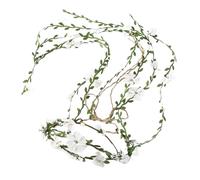 CANNXI Fascia per capelli fatta a mano con fiori, stile bohémien, corona di vite, accessorio per capelli da sposa, per donne e acconciature da sposa