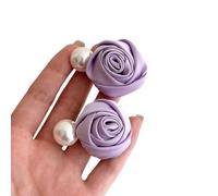 CANNXI Fermagli per capelli con perle e fiori eleganti accessori per capelli con rose in fiore ornamenti per capelli squisita forcina copricapo