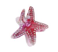 CANNXI Fermaglio per capelli a forma di stella marina, per donne e ragazze, con strass dolci e stelle marine, forcine per capelli, clip per coda di cavallo, ornamento