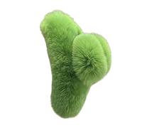 CANNXI Fermaglio per capelli alla moda elegante clip per capelli versatile forcina per capelli in pelliccia sintetica materiale per abiti da ragazza giocosi