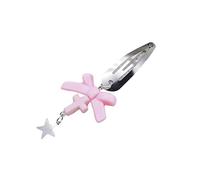 CANNXI Fermaglio per capelli con fiocco incrociato BB Clip Carino Barrette Amore Cuore Clip per Capelli Moda Hairpin Copricapo Accessori per Capelli Ragazza
