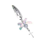 CANNXI Fermaglio per capelli con fiocco incrociato BB Clip Carino Barrette Amore Cuore Clip per Capelli Moda Hairpin Copricapo Accessori per Capelli Ragazza