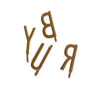 CANNXI Fermaglio per capelli con lettera per donne e ragazze, elegante, accessorio per capelli per donne e ragazze