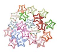 CANNXI Forcina per capelli per bambini, tinta unita, geometrica, stella, BB clip, semplice studente, accessori per capelli rotti, elegante fermaglio per capelli