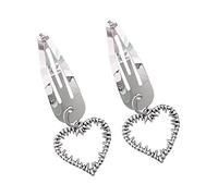 CANNXI Goth Clip Per Capelli Per Le Donne Harajuku Metallo Cuore Gotico Forcine Per Capelli Ragazza Punk Vintage Accessori Per Capelli Gioielli Di Moda
