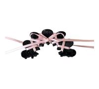 CANNXI Mollette per capelli versatili in acrilico, stile balletto, con fiocco, in acetato, accessorio per capelli da donna