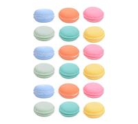 CANNXI Portagioie a forma di macaron, confezione da 18 scatole colorate per anelli, adatte per orecchini