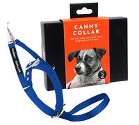 Canny Collar - Collare a Cavezza Addestramento Cane | Collare Anti-Tiro Gentile e Sicuro | Camminate Piacevoli Senza Stress - Blu - Taglia 2
