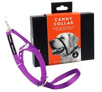 Canny Collar - Collare a Cavezza Addestramento Cane | Collare Anti-Tiro Gentile e Sicuro | Camminate Piacevoli Senza Stress - Viola, Taglia 4
