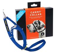 Canny Collar - Collare a Cavezza Addestramento Cane | Collare Anti-Tiro Gentile e Sicuro | Camminate Piacevoli Senza Stress - Blu - Taglia 6
