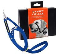 Canny Collar - Collare a Cavezza Addestramento Cane | Collare Anti-Tiro Gentile e Sicuro | Camminate Piacevoli Senza Stress - Blu - Taglia 4