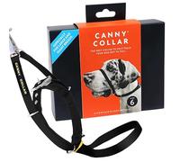 Canny Collar - Collare a Cavezza Addestramento Cane | Collare Anti-Tiro Gentile e Sicuro | Camminate Piacevoli Senza Stress - Nero - Taglia 6